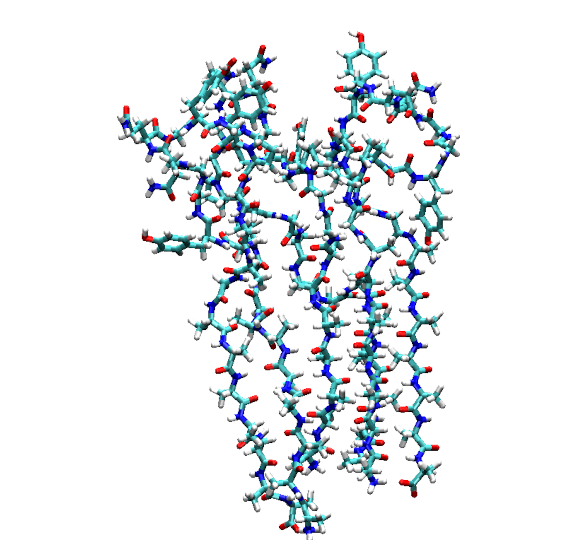 Visualization of stacked protein network 2
